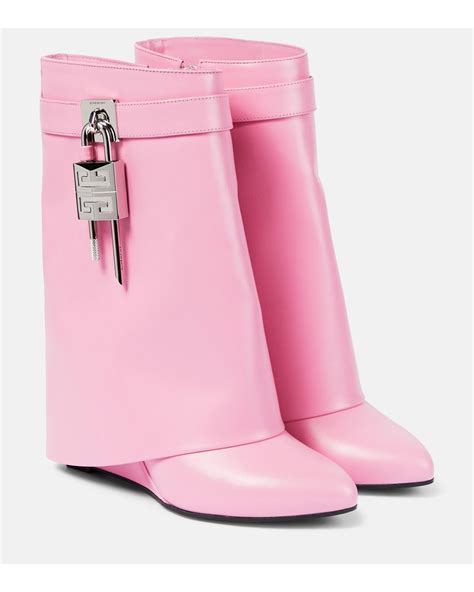 givenchy timeless pink|pink givenchy shark boots.